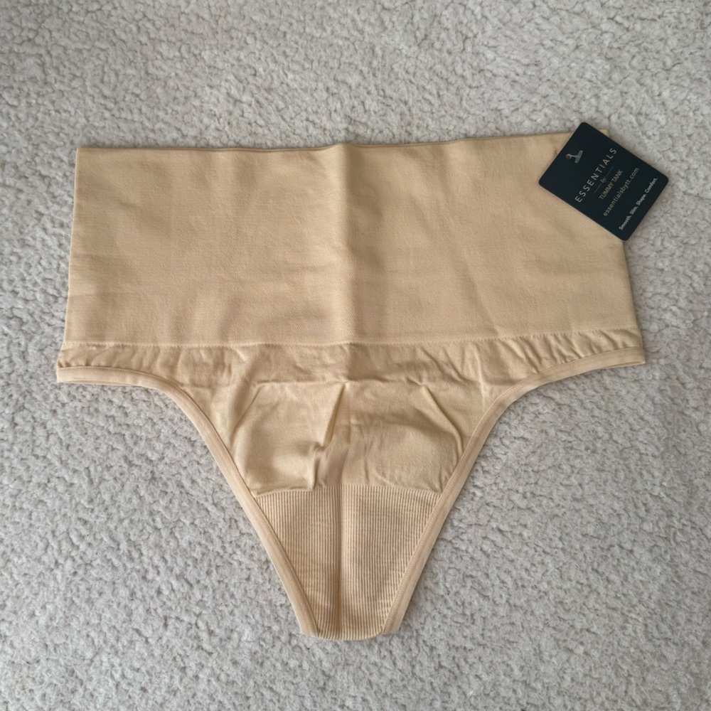 Nylon seamless thong shapewear underwear L XL